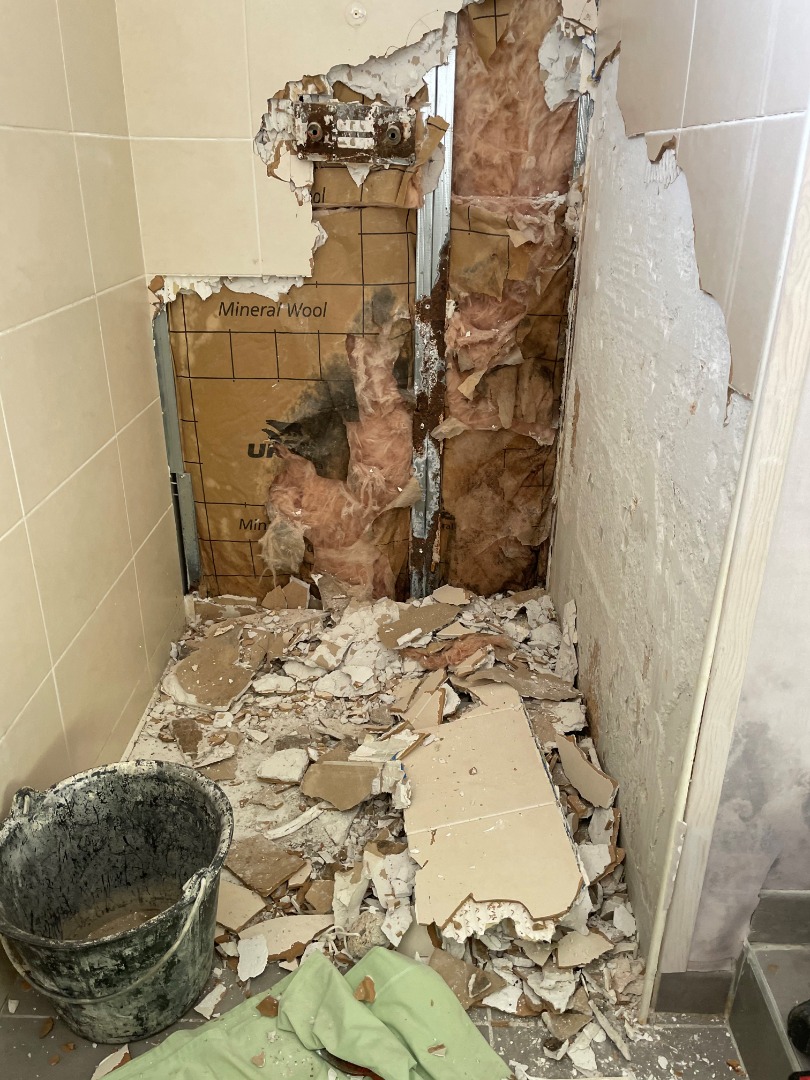 Rénovation de douche après dégât des eaux à Muret